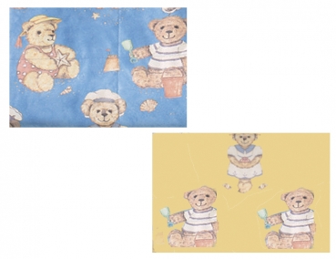 Encasing-Allergiker-Wechselkopfkissen,<br>Teddy Blau