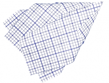 Outdoor-Geschirrtuch,<br>blue-square,<br> 50 x 57 cm