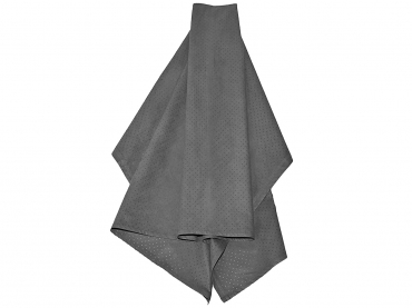 Outdoor Handtuch L ultra leicht perforiert, gunmetal,  66 x 100  cm