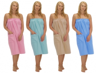 Saunakilt mit Trockenhaube,<br>hotpink