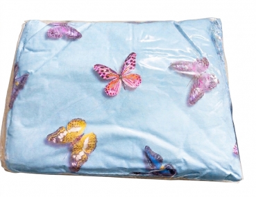 Encasing-Allergiker-Wechselkopfkissen,<br>Schmetterling Blau,<br> 50x73 cm